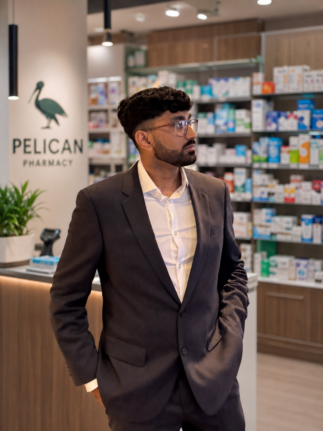 Rahul Kamal Raj, founder of InstantVitaLabs, at Pelican Pharmacy